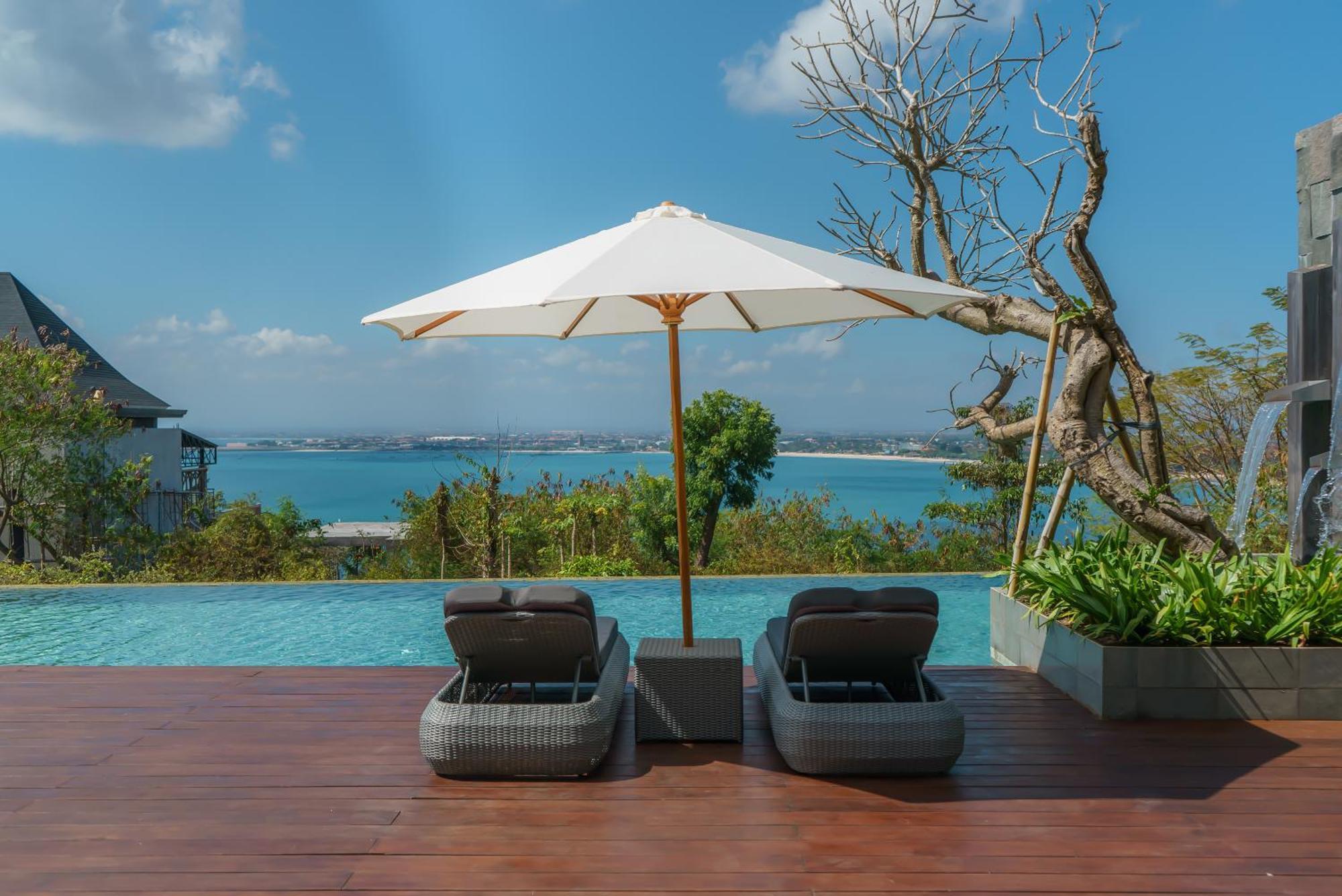 Beyond The Sea - Luxe Sea View Villa In Jimbaran Eksteriør billede